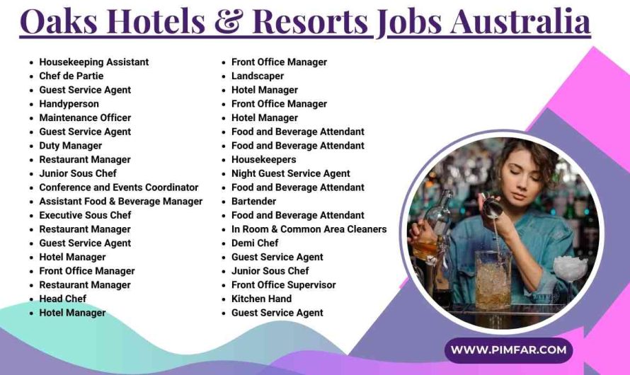 Oaks Hotels & Resorts Jobs Australia